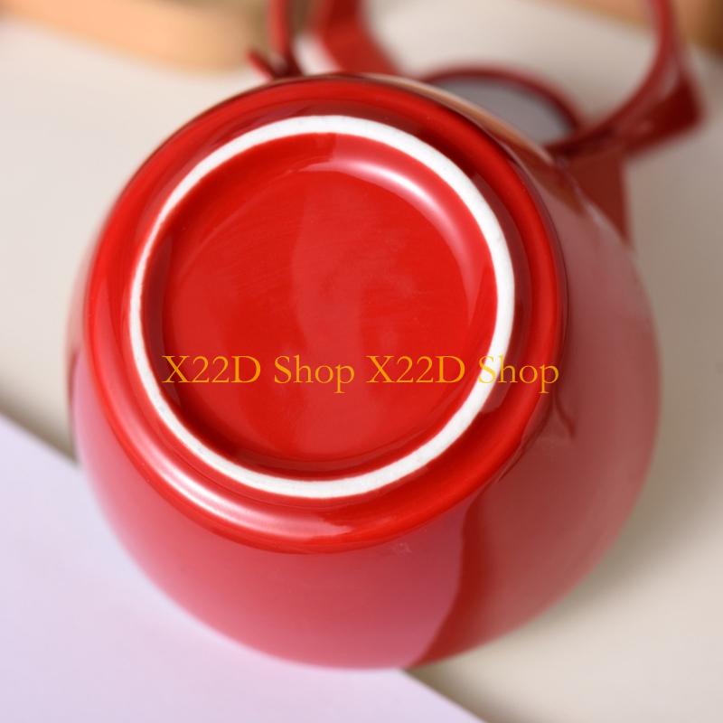 Fondue Pot Ceramic - X22D フォンデュポットセット フォーク付き セラミックティーライトキャンドルるつぼ チーズ用 個別セラミックバターウォーマーポット
