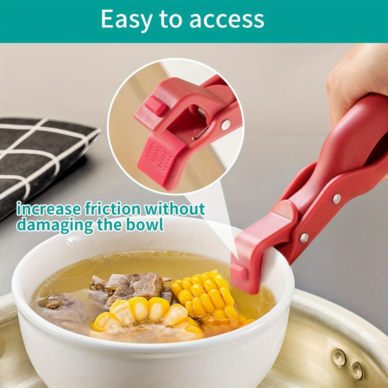 Home Cooking Kitchen - 耐熱オーブンミット - 滑り止めキッチングリッパー（熱いプレート、ボウル、鍋用） - ストーブ、オーブン、グリルの安全な操作に最適 -