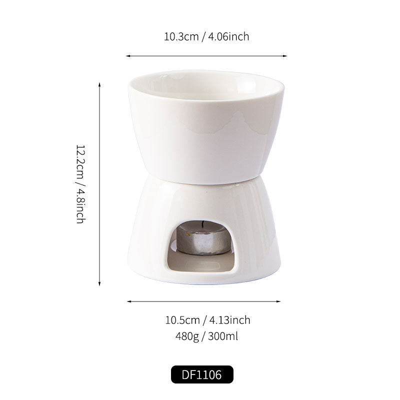 北欧風セラミックチョコレートフォンデュセット カスタムヨーロ - Fondue Pot Ceramic のレビューと価格