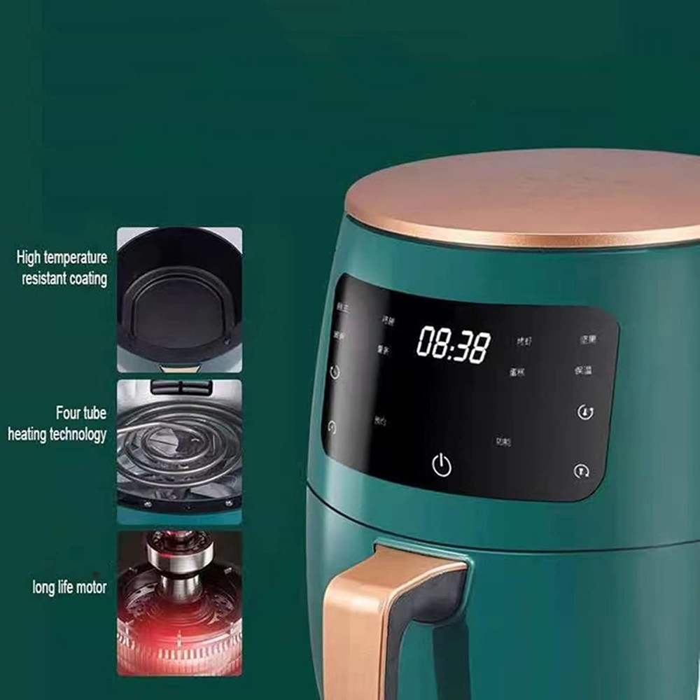最高の6L電気エアフライヤー、最新のスマートタッチスクリーン - Home Cooking Meals のレビューと価格