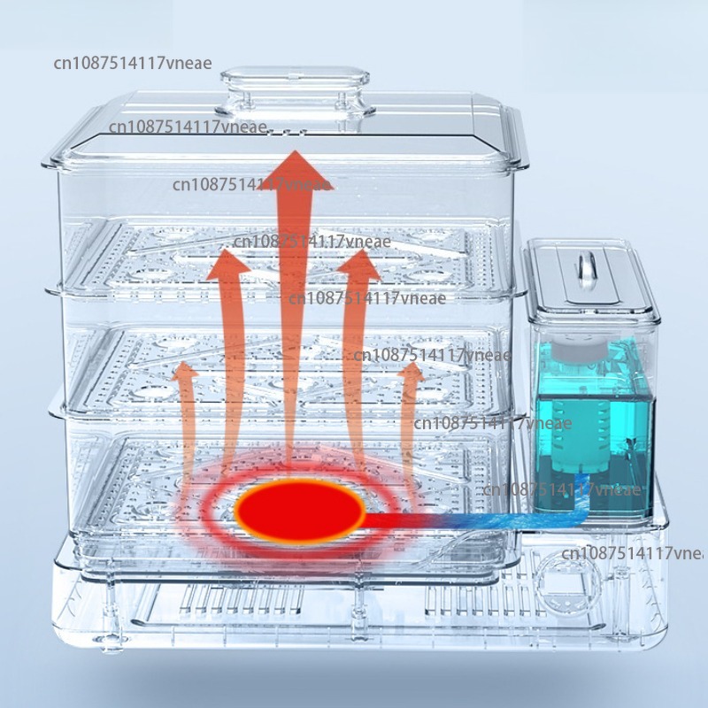 水タンク付き電気蒸し器、煮込み、蒸し、調理が可能、家庭用3段 - Home Cooking Meals のレビューと価格
