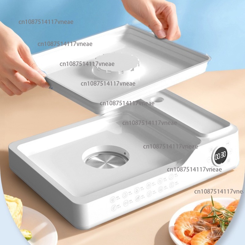 水タンク付き電気蒸し器、煮込み、蒸し、調理が可能、家庭用3段 - Home Cooking Meals のレビューと価格