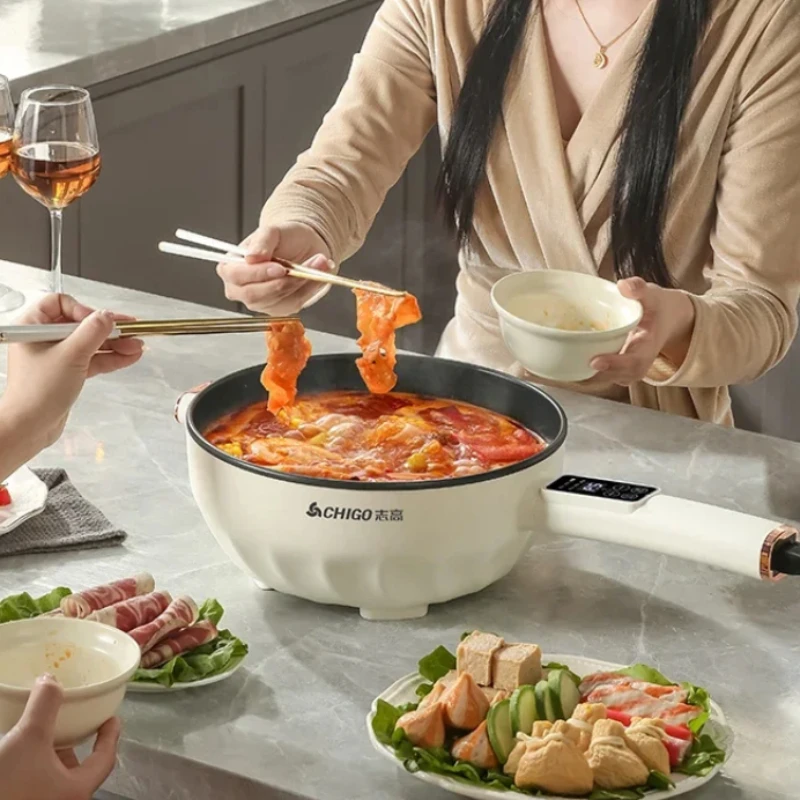 多機能電気鍋,焦げ付き防止電気フライヤー,家庭用蒸し器,コン - Home Cooking Meals のレビューと価格
