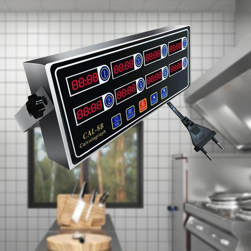 業務用8チャンネルデジタルキッチンタイマー 金属製電子ダイニ - Home Cooking Channel のレビューと価格