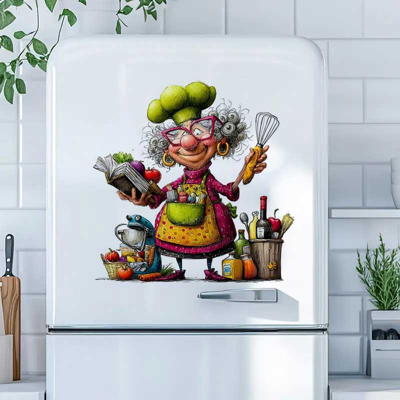 面白い料理レディースデカールステッカー家の装飾キッチンダイニ - Home Cooking Meals のレビューと価格