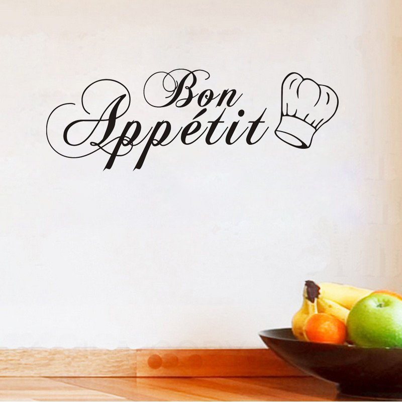 エレガントな「Bon Appétit」ウォールデカール、シェ - Home Cooking App のレビューと価格